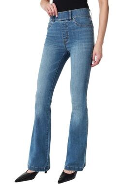 SPANX EveryWear Pull-On Flare Jeans Vintage Indigo medium